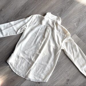 everlane washable silk shirt size 0